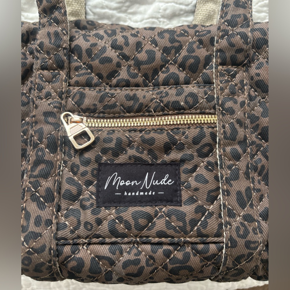 Moon Nude Mini Duffel in Leopard Print - Picture 2 of 4